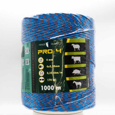 Fence-Guard-PRO4-Villanypásztor-vezeték-4mm-Kék-narancs-1000m-170Kg-035-Ωm-4db-vezetőszál-new-version-2