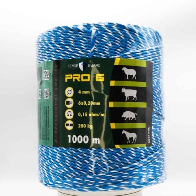 Fence-Guard-PRO6-Villanypásztor-vezeték-4mm-Kék-1000m-200Kg-015-Ωm-6db-vezetőszál-new-version-1