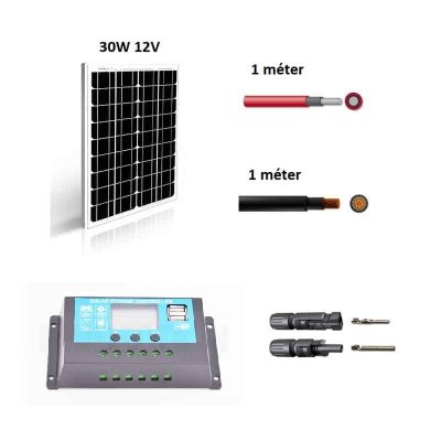 30W-12V-monokristályos-napelem-alumíniumkerettel